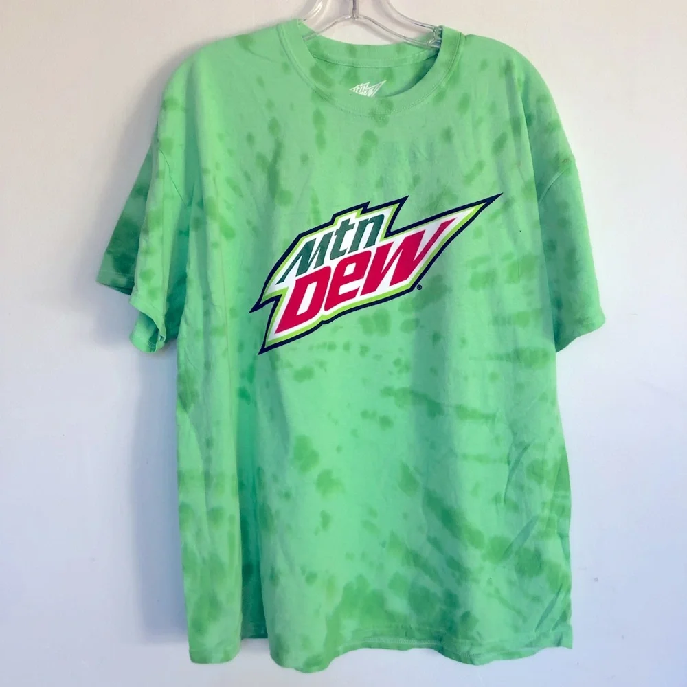 Mountain Dew Tie Dye Tee Shirt - Picture 1 of 2